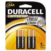 Coppertop Alkaline Batteries, AAA, 10/Pack