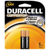AAA Cell Coppertop Alkaline Battery (Set of 2)