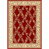 Cambridge Red/Ivory Trellis Rug