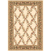Cambridge Ivory/Sage Trellis Rug