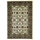 Cambridge Ivory/Green Floral Agra Rug