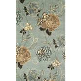 Catalina Paradise Floral Novelty Rug