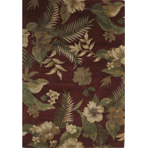 Havana Ruby Hibiscus Rug