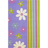 Kidding Around Groovy Flora Kids Rug