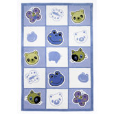 Kolorful Kidz Checkerboard Friends Kids Rug
