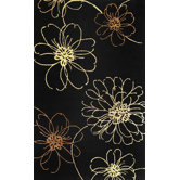 Florence Black Silhouette Rug
