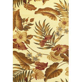 Lifestyles Ivory Tropical Rug