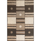 Milan Ivory/Mocha Dominoes Rug