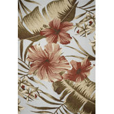Horizon Light Blue Hibiscus Rug