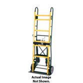 68 Series Appliance Hand Truck With Retractable Rear Carriage, 8" Mold-On Rubber Wheels And 5" Hard Core Swivel Casters