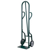 34T Series Dual Handle Continued Tall Steel Hand Truck With 8" Mold-On Rubber Wheels