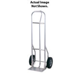 A27L Series Extra Heavy Duty Aluminum Hand Truck With Frame Loop Handle And 10" Offset Poly Hub Solid Rubber Wheels