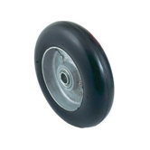 8" X 2 1/4" Mold-On Balloon Rubber, Ball Bearing Wheel