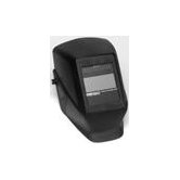 HSL100-386 4 1/2" X 5 1/4" Fixed Front Black Shadow Welding Helmet With Capmount Adapter