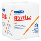 WypAll&reg; L40 Wipers - 12.5"x14.4" white q-foldwypall wiper 56/pk