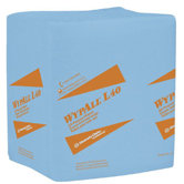 WypAll&reg; L40 Wipers - 12.5"x14.4" blue q-foldwypall wiper 1-ply 56 pe