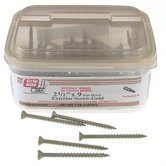 25 Lb 3-1/2" Gold Star Drive Exterior Screw P312STGDBK