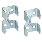 2 Count 3/8" & 1/2" Zinc Rope Clamps 7045-6