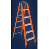 Type IAA Non-Conductive Fiberglass Stepladder, 375 Pound Work Load Capacity