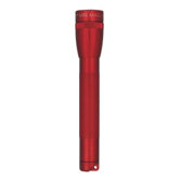 Mini Mag-Lite LED 2-Cell AA Flashlights w/ Holster (Red)