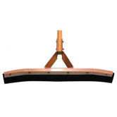 Curved Squeegees - 36" curved floor squeegee with handle