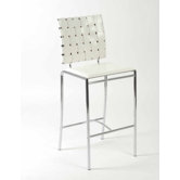 Carlsen Counter Chair in White Set of 2