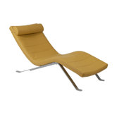 Gilda Leatherette Chaise Lounge