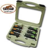 Screw Driver 6 Pc Set Catspaw W/Bm Case