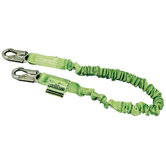 Manyard&reg; ll Shock-Absorbing Lanyards - green manyard single legharhess 6'