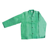 MIG Wear Welding Jackets - men in green welder's jacket large