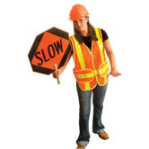 OccuLux&reg; High Visibility Expandable Chavron Vest with 3M&trade; Scotchlite&trade; Reflective Stripes