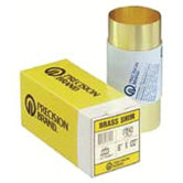 Brass Shim Stock Rolls - 17s7   .007 brass shimstock 6"x100"