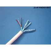 White Individually Shielded 22 AWG 4 Pairs