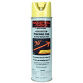 Industrial Choice M1600/M1800 System Precision-Line Inverted Marking Paints - high vis yellow mark spray paint 17 fl oz