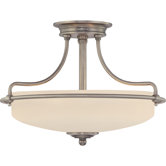 3 Light Griffin Semi Flush Mount