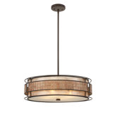 Mica 4 Light Drum Pendant