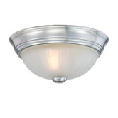 Melon One Light Flush Mount in Polished Chrome