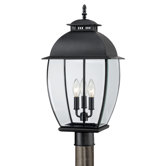 Bain 3 Light Outdoor Post Lamp