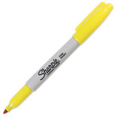 Permanent Marker, Fine Point, Yellow