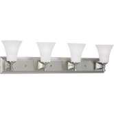 Fairfield  Wall Sconce Strip in Brushed Nickel