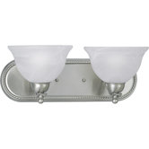 Avalon Vanity Light in Brushed Nickel - Energy Star