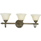Savannah Vanity Light in Burnished Chestnut  - Energy Star