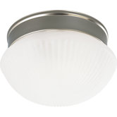 Alabaster Glass Semi Flush Mount