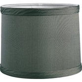 Thomasville Roxbury Blue Green Fabric Lamp Shade
