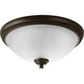 Pavilion  Flush Mount in Antique Bronze