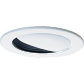 4" Low Voltage (MR 16) Wall Washer Recessed Trim