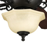 Thomasville Guildhall Three Light Ceiling Fan Light Kit