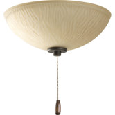 Riverside Three Light Bowl Ceiling Fan Light Kit