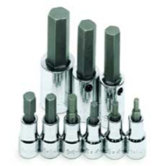 Socket Hex Bit Set 3/8In. Drive 9Pc Metric