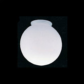 Round White Glass Shade